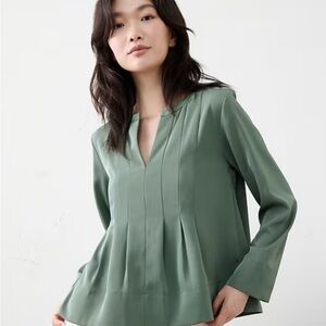 Banana Republic Sage Green Blouse